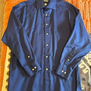 Van Heusen Navy Dress Shirt